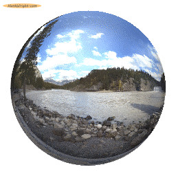 Bow River Falls Buble