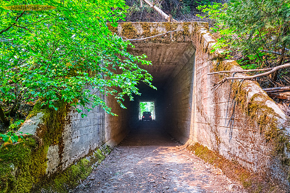 Under the train track